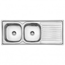 SINK DOUBLE 1200X460MM