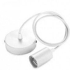 CORDSET E27 LAMP HOLDER WHITE