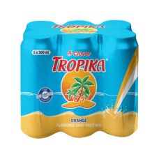 CLOVER TROPIKA CAN 6X300ML ORANGE