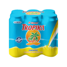 CLOVER TROPIKA CAN 6X300ML PINEAPPLE