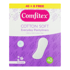 COMFITEX P/LINERS 40'S + 10 DEO