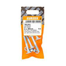 CUP SQ ZP BLT&NUT 6X40MM Q4