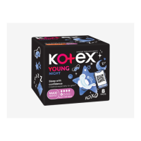 KOTEX PADS YOUNG NIGHT 8'S