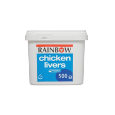 RAINBOW CHICK LIVERS 500G
