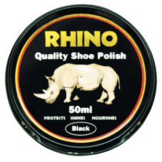 RHINO POLISH 50ML BLACK