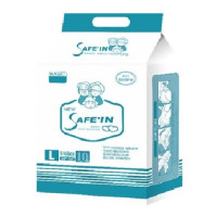 SAFE-IN ADULT DIAPER 10S L