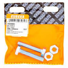 SET SCR&NUT 10X50MM Q2