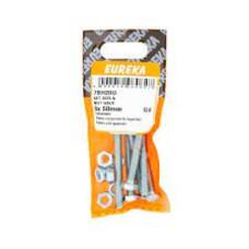 SET SCR&NUT GALV 6X50MM Q6