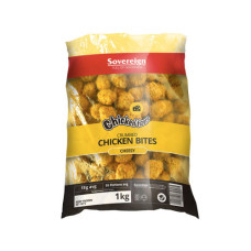 SOVEREIGN 1KG CHICKEN BITES CHEESY