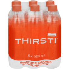 THIRSTI SPARKLING 6X500ML NAARTJIE