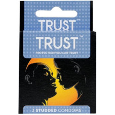 TRUST CONDOMS 3'S STUDDED