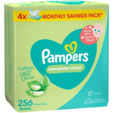 PAMPERS WIPES 4X64 COMP/ CLEAN